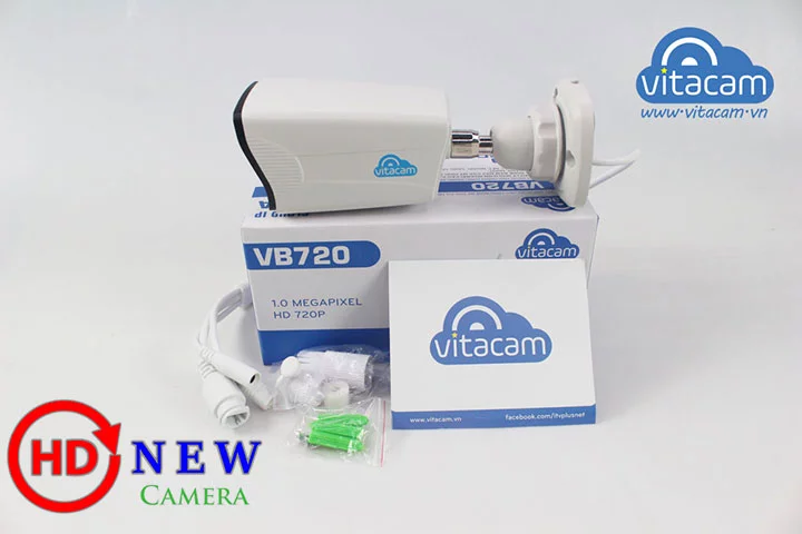 Camera Vitacam VB720 Wi-Fi ngoài trời 1MP (HD 720p)