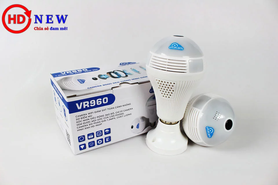 Vitacam VR960 - Camera panorama góc siêu rộng, 1.3MP (HD 960P) | HDnew Camera