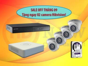 Khuyến mại lắp đặt camera Hikvision 09/2018 | HDnew Camera