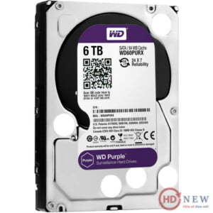Ổ cứng Western Digital Purple 6TB (WD60PURX) | HDnew CCTV