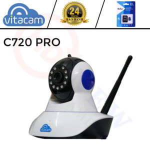 Vitacam C720 Pro - Camera IP Full HD, hỗ trợ chuẩn nén H.265X | HDnew Camera & CCTV