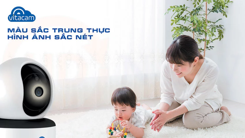 Vitacam C1080 - Full HD 1080p, H.265X, quay quét theo chuyển động | HDnew CCTV Vitacam C1080 - Full HD 1080p, H.265X, quay quét theo chuyển động | HDnew CCTV