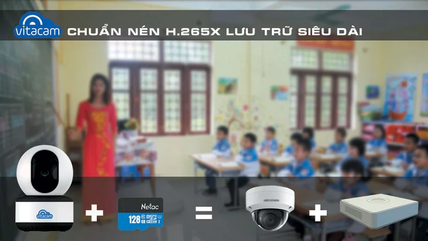 Vitacam C1080 - Full HD 1080p, H.265X, quay quét theo chuyển động | HDnew CCTV Vitacam C1080 - Full HD 1080p, H.265X, quay quét theo chuyển động | HDnew CCTV