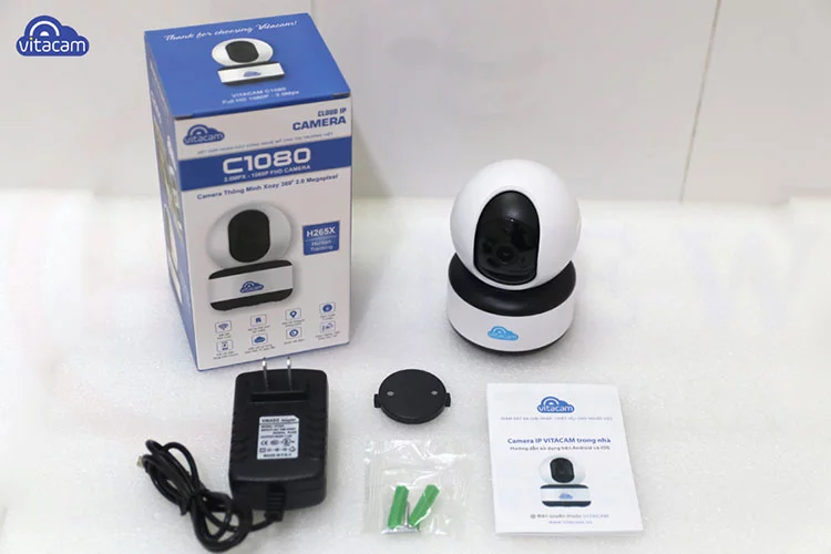 Vitacam C1080 - Full HD 1080p, H.265X, quay quét theo chuyển động - Ảnh 8