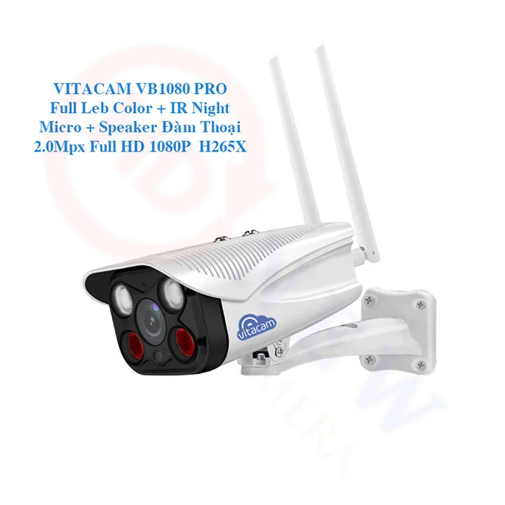 Vitacam VB1080 Pro - Camera IP Wi-Fi Full HD 1080p, đèn quan sát màu ngày đêm | HDnew CCTV