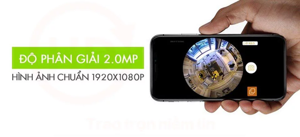 Vitacam VR1080 - Camera IP 2MP Full HD (quay toàn cảnh 360°) | HDnew CCTV