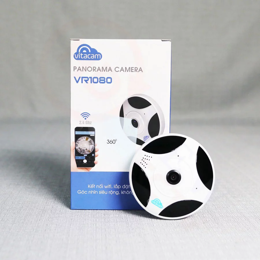 Vitacam VR1080 - Camera IP 2MP Full HD (quay toàn cảnh 360°) | HDnew CCTV