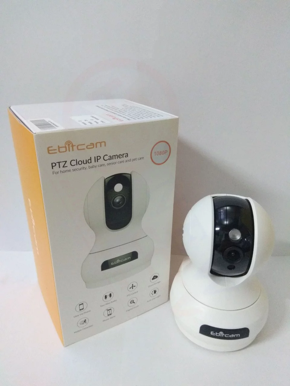 Ebitcam E3 - Camera IP Wi-Fi 2MP thông minh, tự theo dõi chuyển động | HDnew CCTV
