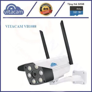 Vitacam VB1088 - Camera IP ngoài trời 2MP Starlight (quan sát màu ngày đêm) | HDnew CCTV
