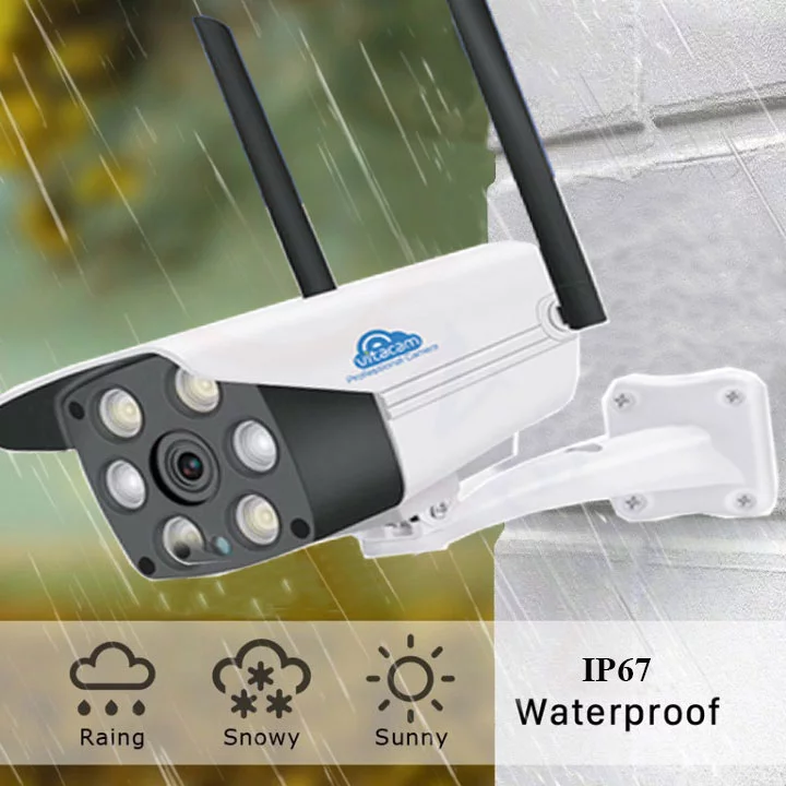 Vitacam VB1088 - Camera IP ngoài trời 2MP Starlight (quan sát màu ngày đêm) | HDnew CCTV