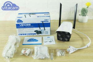Vitacam VB1088 - Camera IP ngoài trời 2MP Starlight (quan sát màu ngày đêm) | HDnew CCTV