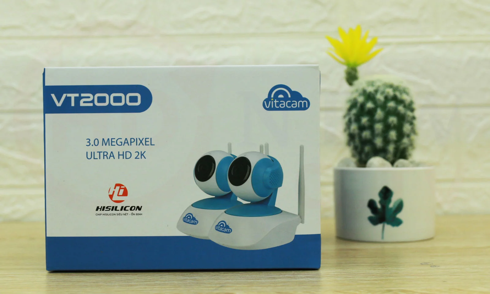 Vitacam VT2000 - Camera IP Wi-Fi trong nhà 3MP | HDnew CCTV