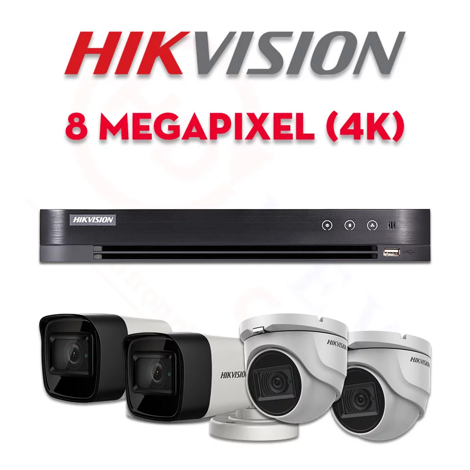 Bộ camera quan sát Hikvision HD-TVI 8MP (4K) | HDnew CCTV