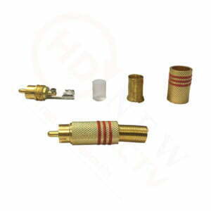 Jack RCA (jack hoa sen) AV-01 mạ vàng | Jack kết nối camera | HDnew CCTV