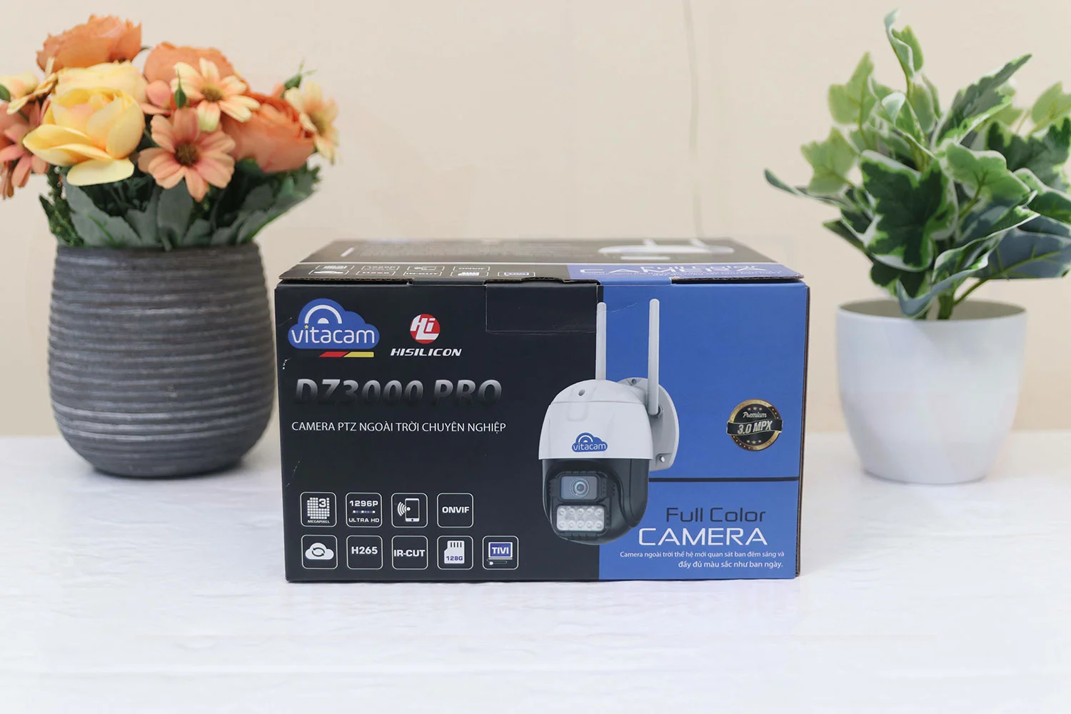 Vitacam DZ3000 Pro - Camera IP Speed Dome PTZ 3MP (1296P) - HDnew CCTV