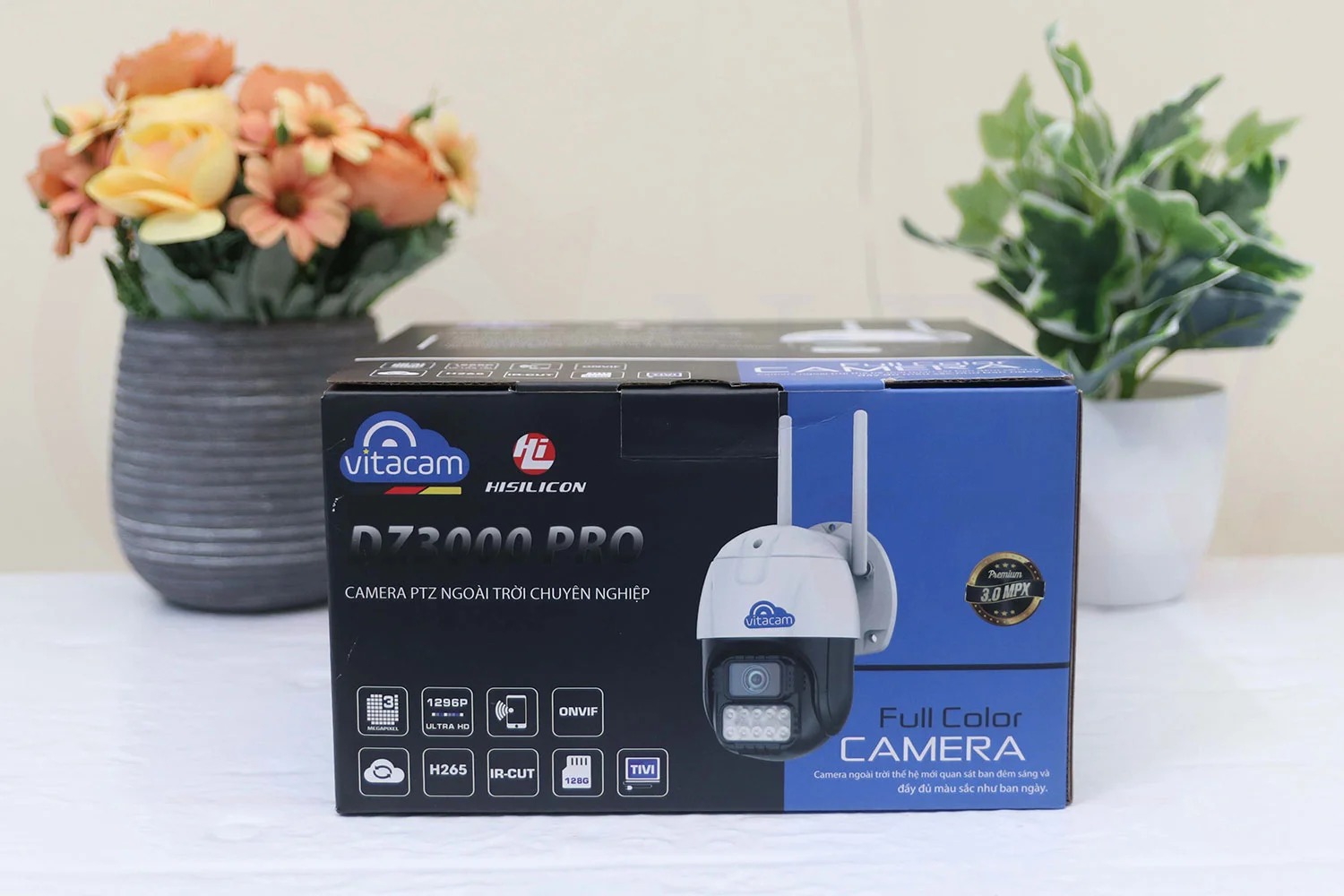 Vitacam DZ3000 Pro - Camera IP Speed Dome PTZ 3MP (1296P) - HDnew CCTV